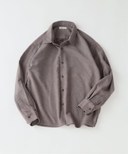 リネンブレンド メランジドビー シャツ
