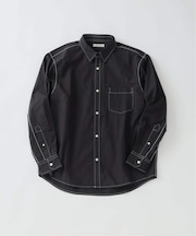 カラーステッチ タイプライター シャツ