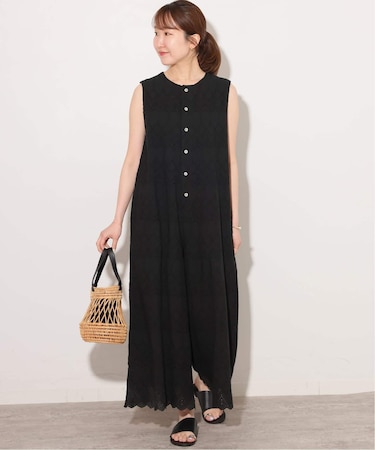 コットンカットワーク刺繍オールインワン