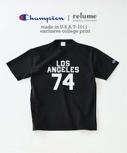 CHAMPION / チャンピオン 別注 T1011 カレッジプリント Tシャツ