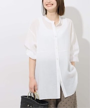 ウエストシームシャツ