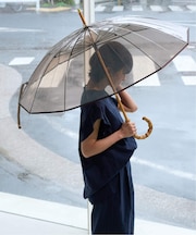 《追加》【TRADITIONAL WEATHERWEAR】CLEAR UMBRELLA BAMBOO：傘