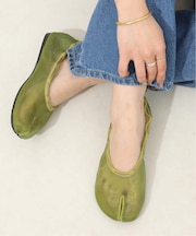 【Paes/ペイズ】 Mesh Air String Flat