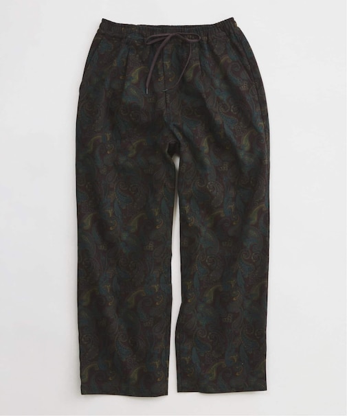 ペイズリー カツラギ イージーパンツ