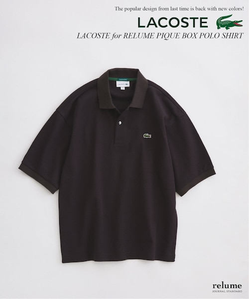 LACOSTE / ラコステ 別注 ボックスシルエット ポロシャツ｜ジャーナル