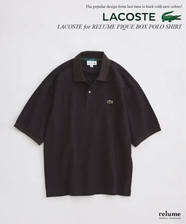 LACOSTE / ラコステ 別注 ボックスシルエット ポロシャツ