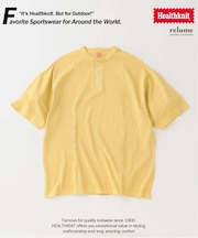 Healthknit / ヘルスニット 別注 ヘンリーネックTシャツ