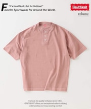 Healthknit / ヘルスニット 別注 ヘンリーネックTシャツ