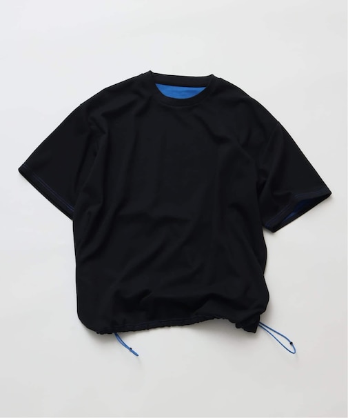 ダブルフェイス 配色 スピンドル Tシャツ