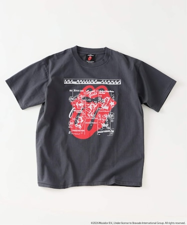 ローリングストーンズ 別注 ヴィンテージ加工 プリントTシャツ