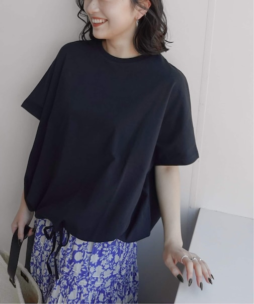 フレンチスリーブボーダーTシャツ