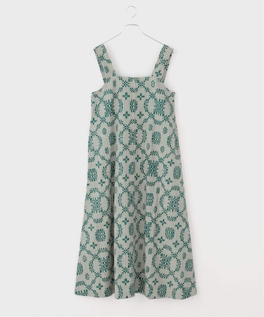 【SARA MALLIKA/サラマリカ】 Cotton Flower Signal Print：ワンピース