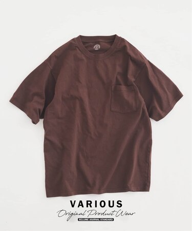 ヴァリアス ガーメントダイ ポケットTシャツ