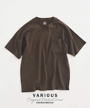 ヴァリアス ガーメントダイ ポケットTシャツ