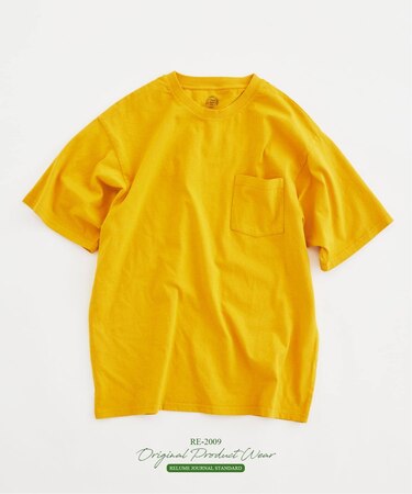 ヴァリアス ガーメントダイ ポケットTシャツ