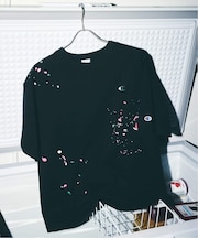 CHAMPION / チャンピオン 別注 刺繍スプラッシュ Tシャツ