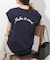 刺繍ロゴフレンチTEE