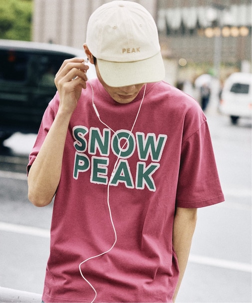 SNOW PEAK / スノーピーク 別注 マルチカラーロゴ プリントTシャツ