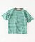 テクスチャー マルチボーダー Tシャツ