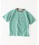 テクスチャー マルチボーダー Tシャツ
