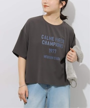 2WAYジョーゼットロゴTEE