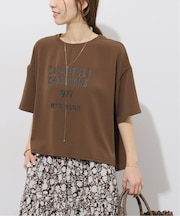 2WAYジョーゼットロゴTEE