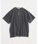 製品染め ワッフル調 ピケ ヘンリーネックTシャツ