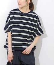 《追加》フレンチスリーブボーダーTシャツ