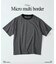 マイクロ マルチボーダー Tシャツ