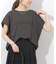 エンボスロゴフレンチスリーブTシャツ