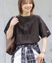 《追加》別注【Champion/チャンピオン】16s/1 Jersey TEE Bleach Wash:Tシャツ