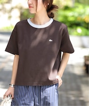 《追加》別注【LACOSTE/ラコステ】リンガーTシャツ