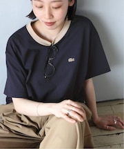 《追加》別注【LACOSTE/ラコステ】リンガーTシャツ