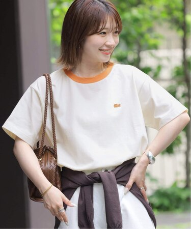 《追加》別注【LACOSTE/ラコステ】リンガーTシャツ