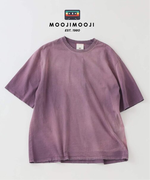 MOOJI MOOJI / ム?ジ ム?ジ オーバー サイズ クロップ エイジド Tシャツ