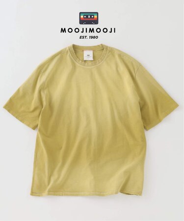 MOOJI MOOJI / ム?ジ ム?ジ オーバー サイズ クロップ エイジド Tシャツ