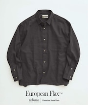 European Flax / ヨーロピアンフラックス リネン/レーヨン シャツ