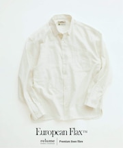 European Flax / ヨーロピアンフラックス リネン/レーヨン シャツ