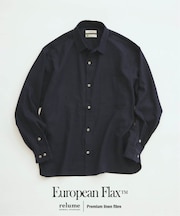 European Flax / ヨーロピアンフラックス リネン/レーヨン シャツ
