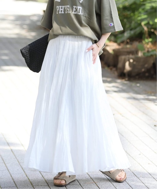 《追加2》コットンボイルクリンクルマーメイドスカート