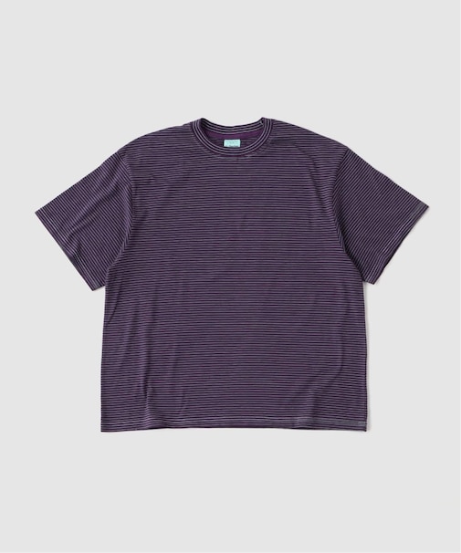米富繊維 / Yonetomi 別注 ガーメントダイ ボーダー Tシャツ