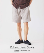 ”Relume”サマーコーデュロイ ベイカー ショーツ