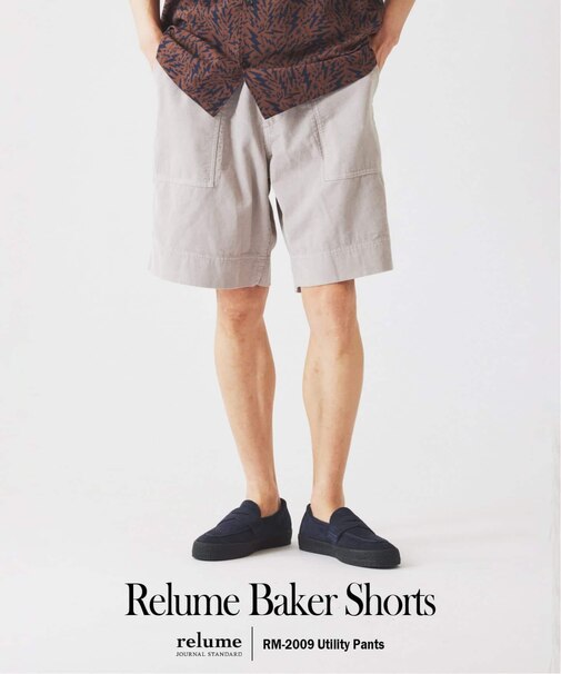 ”Relume”サマーコーデュロイ ベイカー ショーツ