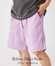 ”Relume”サマーコーデュロイ ベイカー ショーツ