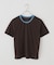 クルーネックシアーリンガーTEE