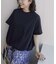 《一部WEB限定追加2》フレンチスリーブボーダーTシャツ