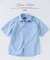 JAMES FABRIC コットンリネン ストライプ 半袖シャツ