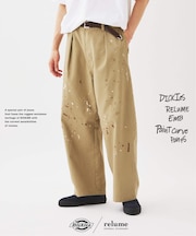 Dickies / ディッキーズ 別注 スプラッシュ 刺繍 カーブ ワークパンツ