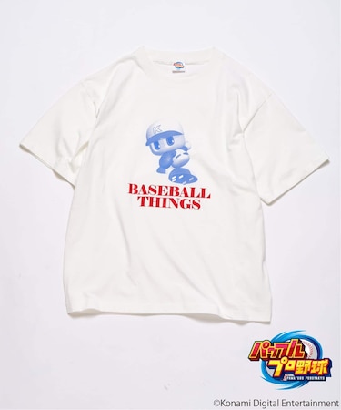 パワプロくん 別注 ”BASEBALL THINGS” プリントTシャツ