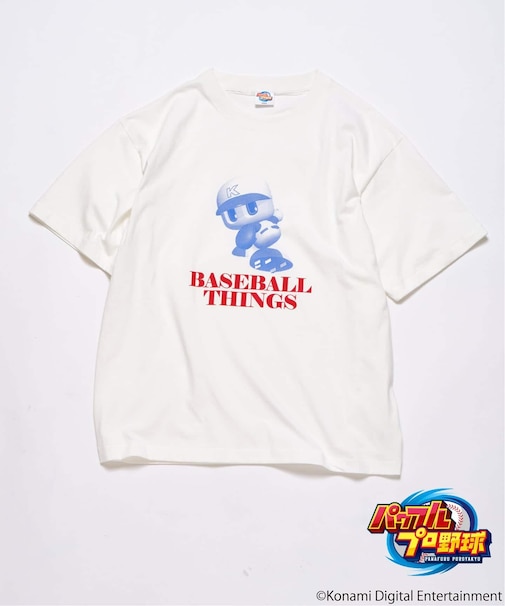 パワプロくん 別注 ”BASEBALL THINGS” プリントTシャツ